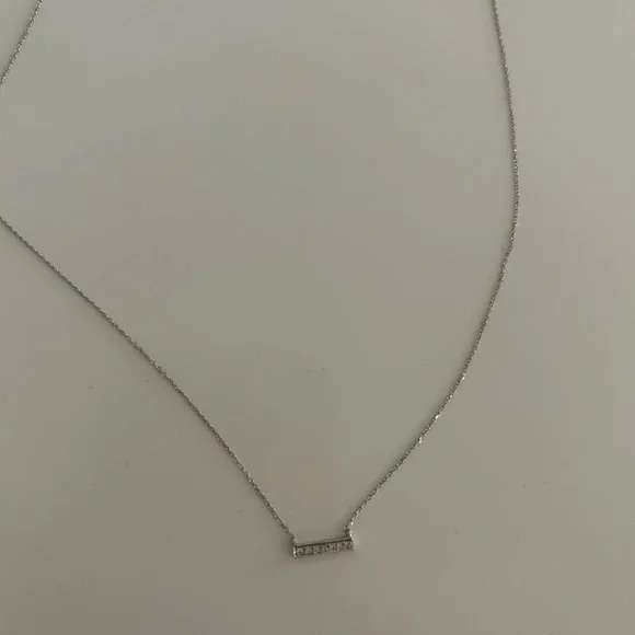 Dana Rebecca “Sylvie Rose” diamond bar necklace - Picture 7 of 8